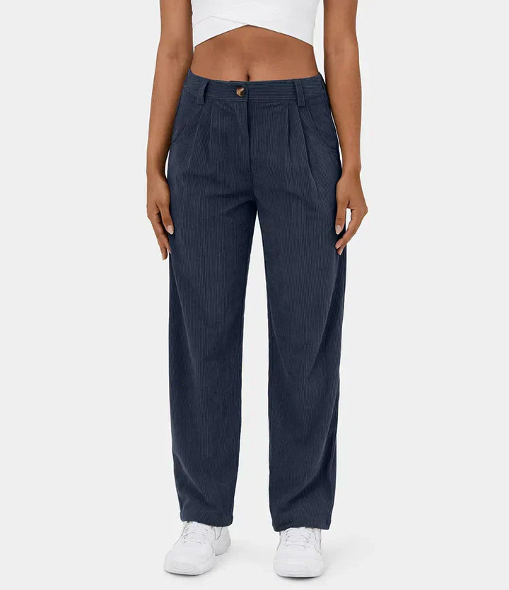 Bellamont – Fitted Relaxed Pants with Wide Leg