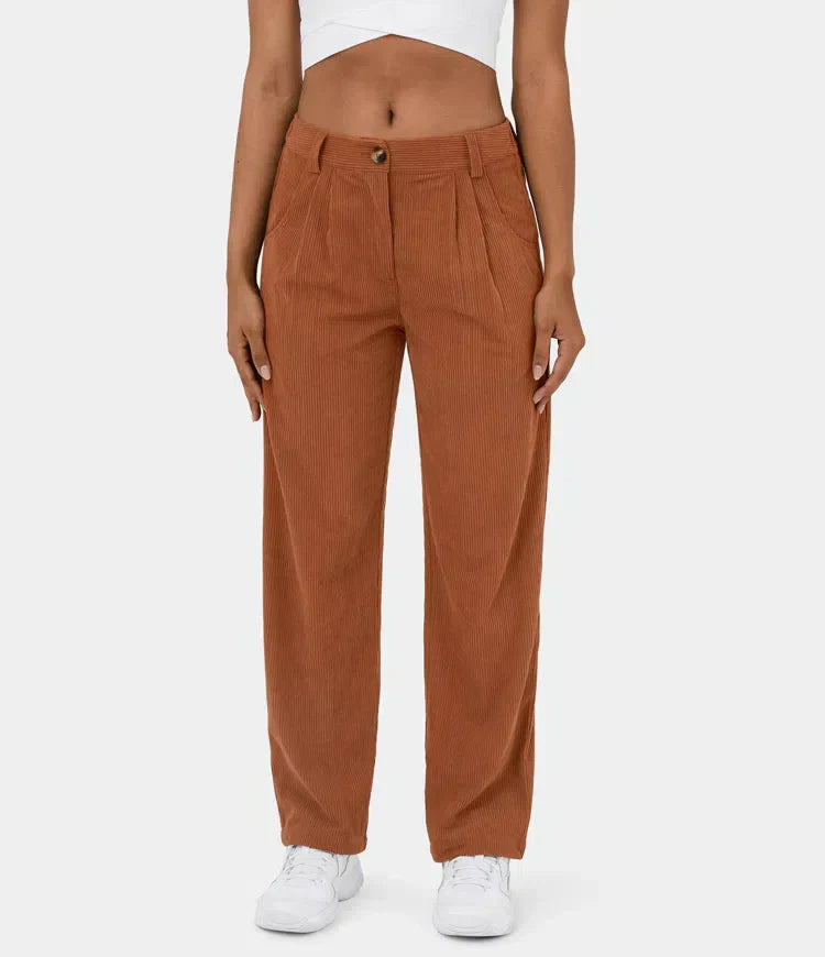Bellamont – Fitted Relaxed Pants with Wide Leg