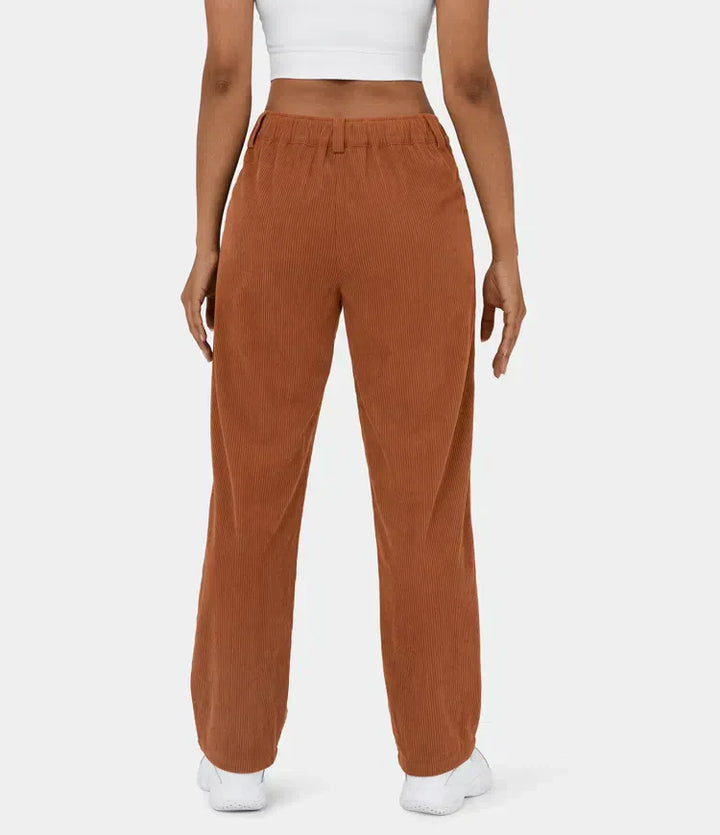 Bellamont – Fitted Relaxed Pants with Wide Leg