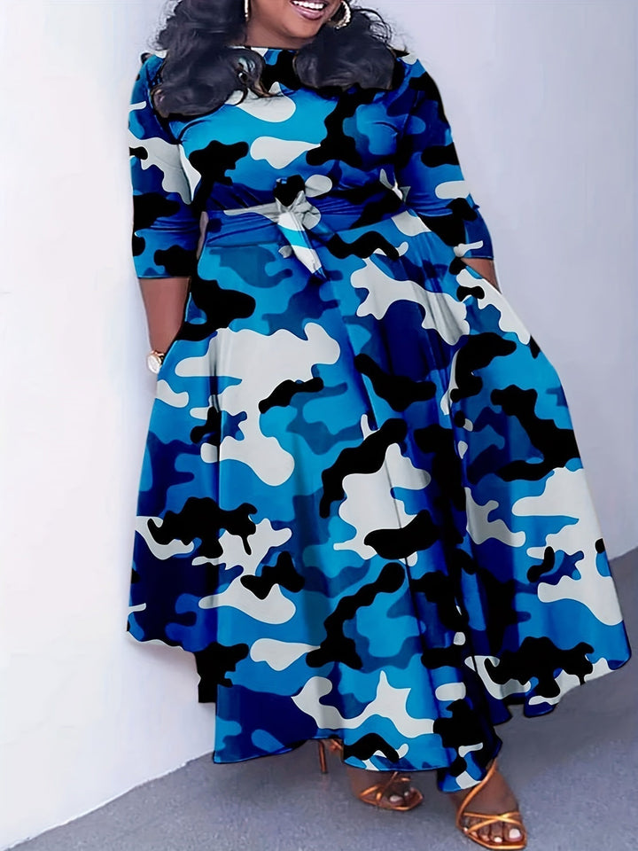 Hannah | Colorful Dress in Plus Sizes