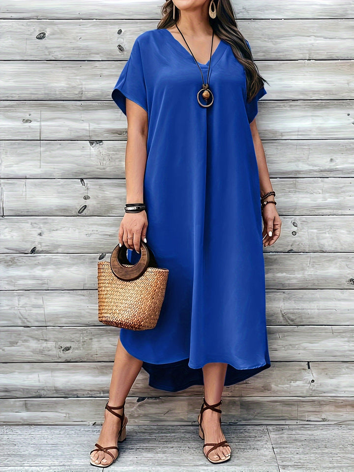 Hailey | V-Neck Dress in Plus Size