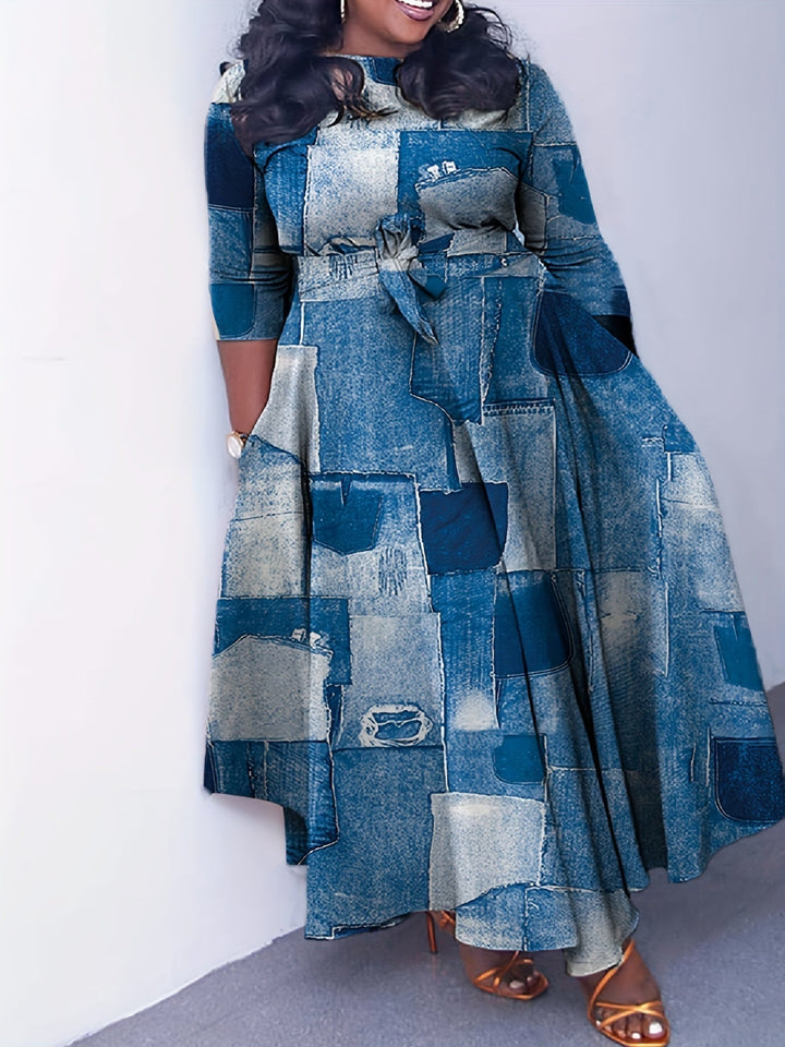 Hannah | Colorful Dress in Plus Sizes
