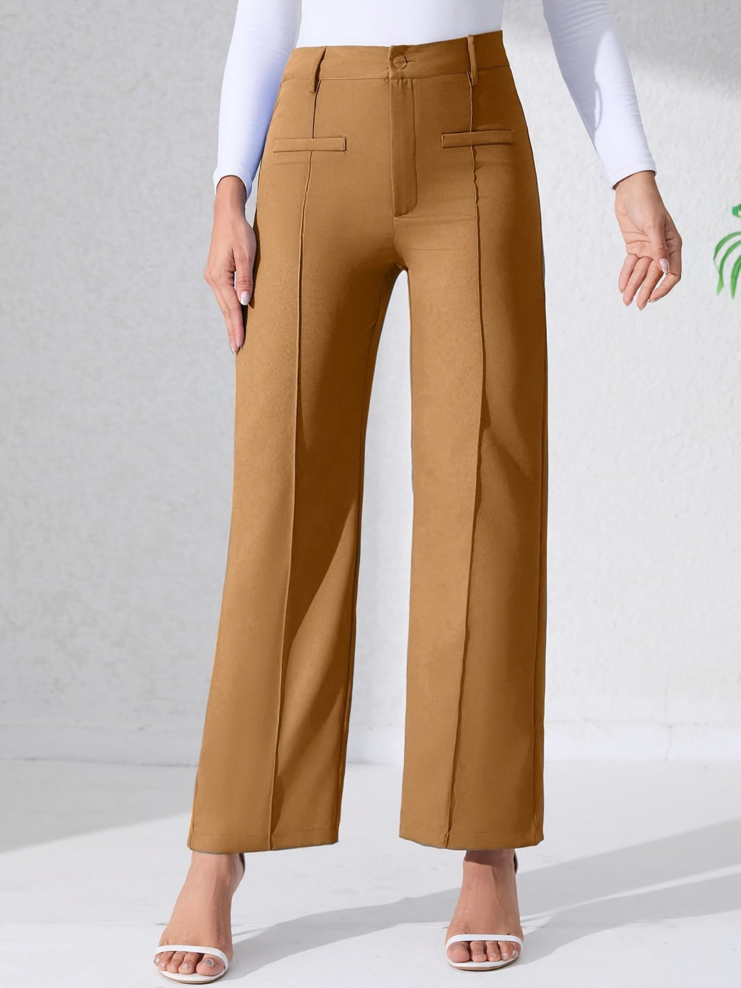 Bellamont – Premium High Waist Pants with Wide Leg