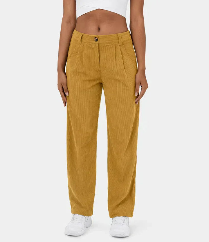 Bellamont – Fitted Relaxed Pants with Wide Leg