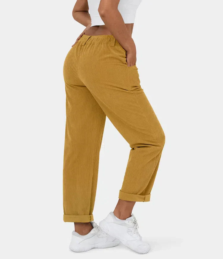 Bellamont – Fitted Relaxed Pants with Wide Leg