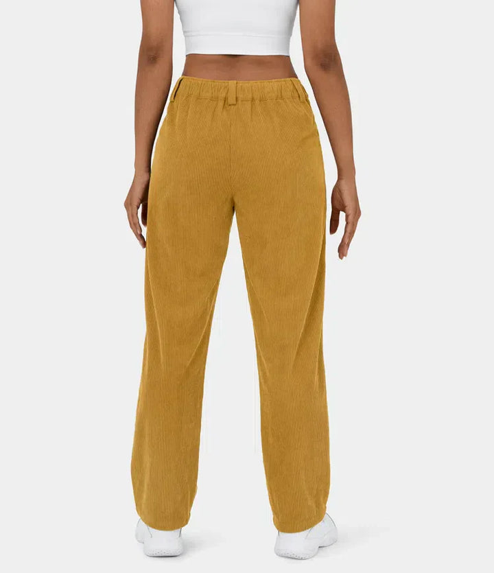 Bellamont – Fitted Relaxed Pants with Wide Leg