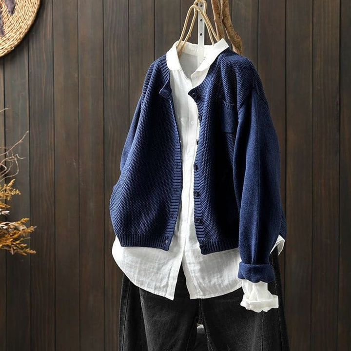Women's Cardigan - Knit - Button Closure - Oversized Fit - Soft and Comfortable