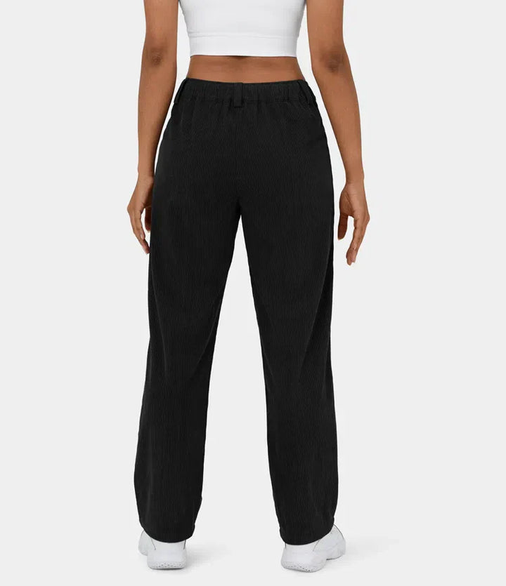 Bellamont – Fitted Relaxed Pants with Wide Leg